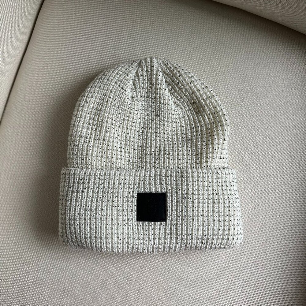 Free People Let's Race Fleece Lined Recycled Yarn Beanie